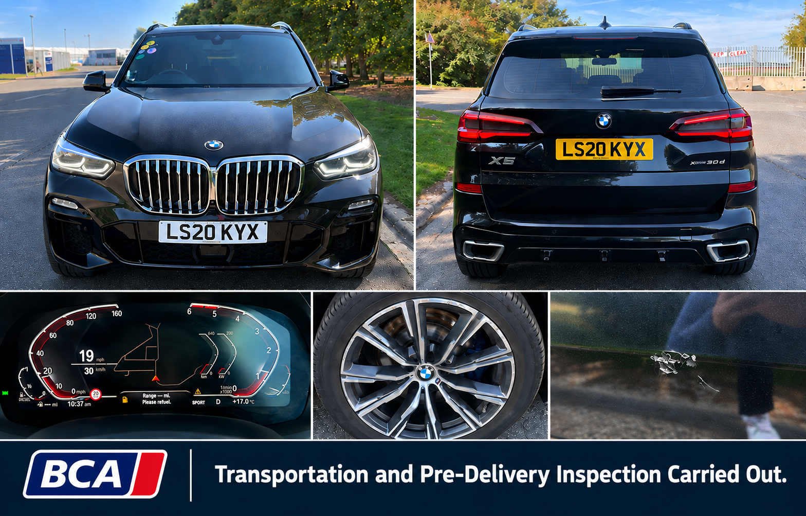 BMW X5 BCA inspection