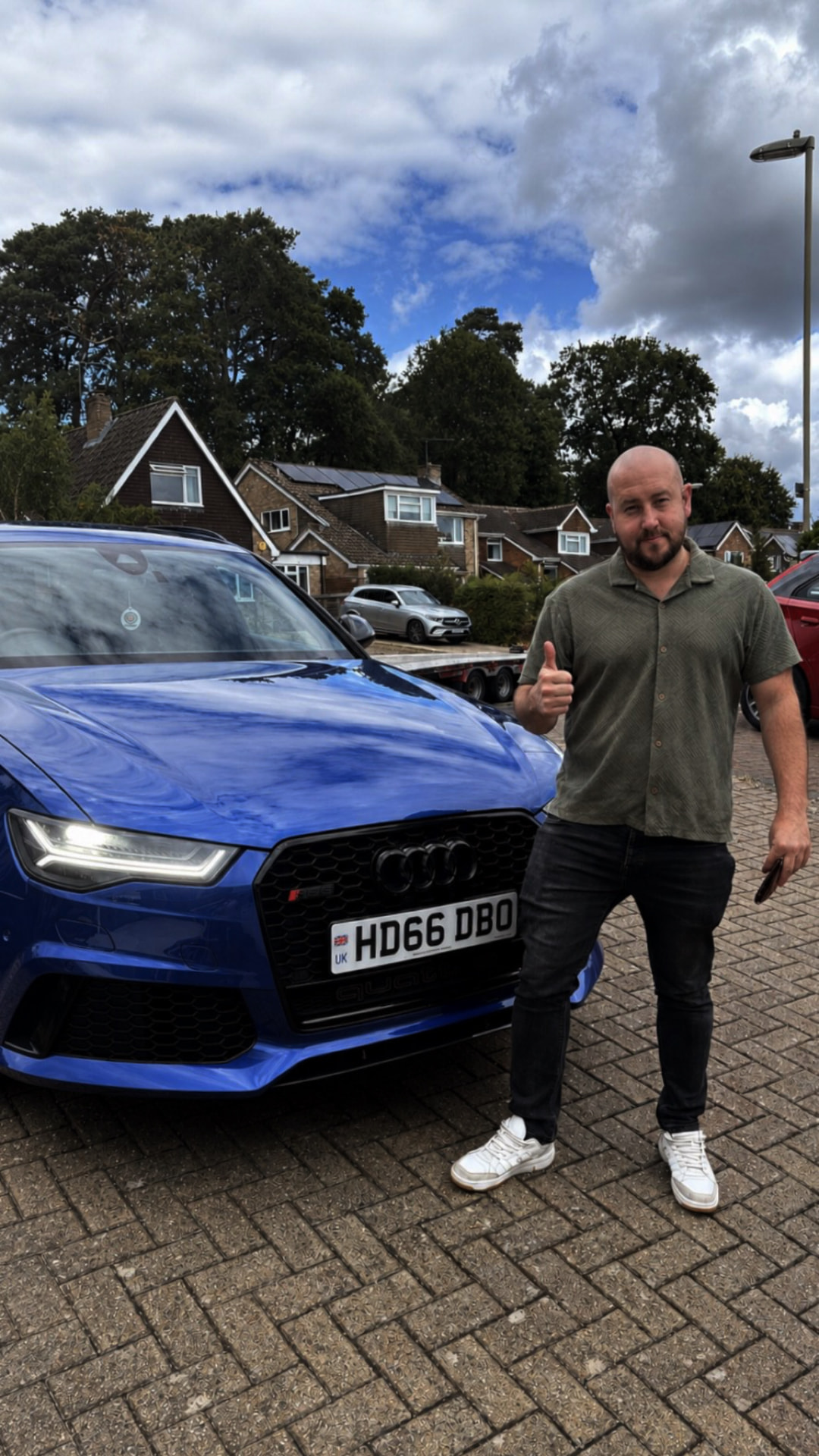 Audi RS6 delivery